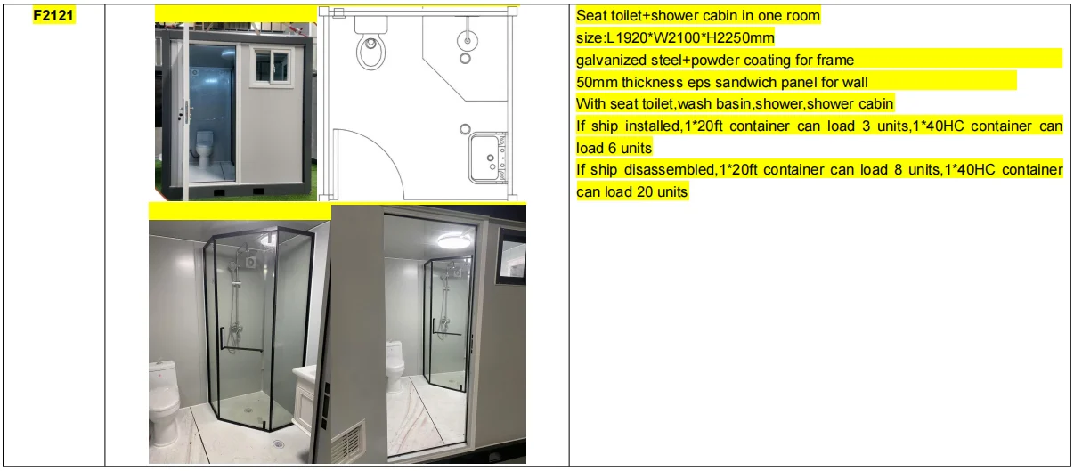 Double Mobile Toilet
